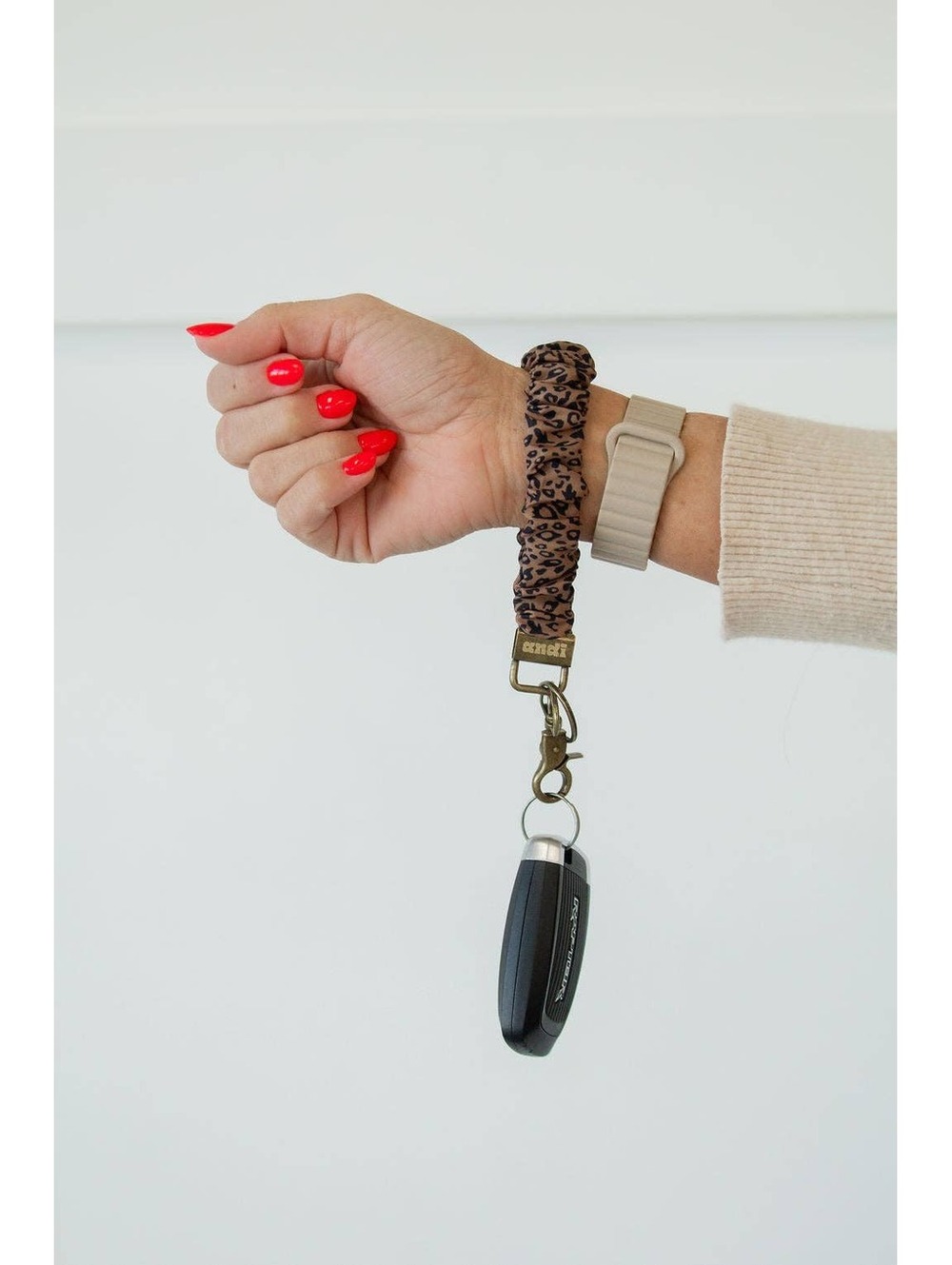 Andi Spotted Leopard Lanyard